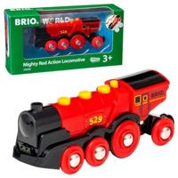 BRIO World Rode locomotief op batterijen - thumbnail