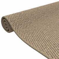 VidaXL Tapijtloper 50x100 cm sisal-look zandkleurig - thumbnail