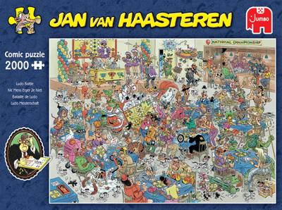 Jan van Haasteren - NK Mens erger je Niet Puzzel 2000 Stukjes Jan van Haasteren - NK Mens erger je Niet Puzzel 2000 Stukjes