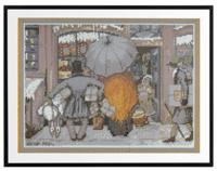 Grafix Diamond Painting Anton Pieck Etalage 40x50cm - thumbnail