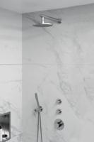 Brauer Brushed Edition Thermostatische Regendoucheset Inbouw - Hoofddouche 20 cm - Rechte Wandarm - Handdouche Staaf - Doucheslang - Wandaansluitbocht - Rvs - thumbnail