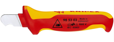 Knipex Ontmantelingsmes | voor ronde kabels | 155 mm - 985303 Knipex Ontmantelingsmes | voor ronde kabels | 155 mm - 985303