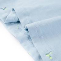 Kindershirt 104 lichtblauw - thumbnail