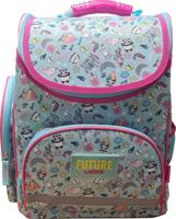 Future By Backup rugzak meisjes 15 liter 37 cm polyester blauw - thumbnail