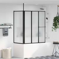 Douchescherm Vouw Other Zwart 120 x 70 x 137 cm Aluminium - thumbnail