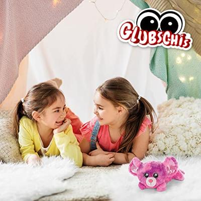 Nici glubschis pluchen knuffel liggende muis maisie, 25cm
