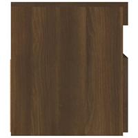 Tv-meubel met LED-verlichting 90x35x40 cm bruin eikenkleurig - thumbnail