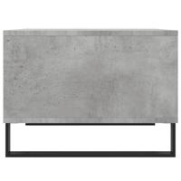 Salontafel 60x50x36,5 cm bewerkt hout betongrijs - thumbnail