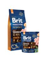 BRIT Premium by Nature Senior Small&Medium Chicken - droog hondenvoer - 15 kg - thumbnail