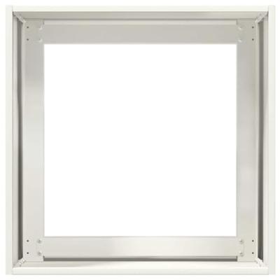 Plantenbak 40x40x40 cm koudgewalst staal wit Plantenbak 40x40x40 cm koudgewalst staal wit