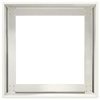 Plantenbak 40x40x40 cm koudgewalst staal wit - thumbnail