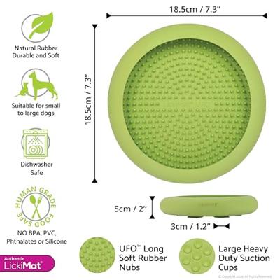 LickiMat® Honden likmat Ufo, groen