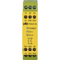 PILZ PNOZ X2 24VAC/DC 2n/o Veiligheidsschakelapparaat 2x NO (b x h x d) 22.5 x 87 x 121 mm 1 stuk(s) - thumbnail