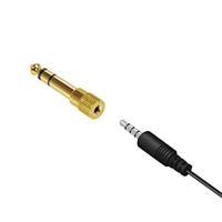 LogiLink CA1213 - Audio Stereo Adapter (3-pins, TRS), 6,35 mm naar 3,5 mm (stekker/bus) - thumbnail