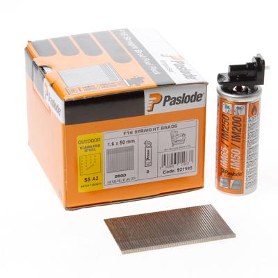 Paslode Afwerknagel F16X50 RVS A2 3mµ VE=2000+2Gas IM65 - 921595