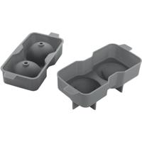 Metaltex IJsblokvormen 6 cm Siliconen/Grijs 2 Stuks - thumbnail