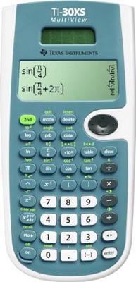 Texas wetenschappelijke rekenmachine TI-30XS Multiview, werkt op zonnecellen en batterijen Texas wetenschappelijke rekenmachine TI-30XS Multiview, werkt op zonnecellen en batterijen