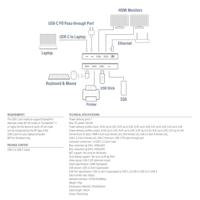 ACT AC7093 USB-C 4K HDMI MST docking - thumbnail