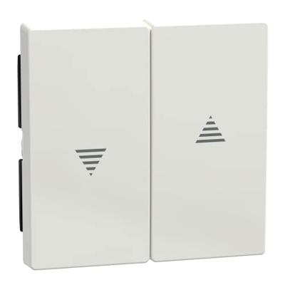 Merten 432419 Jaloezie-schakelaar Afdekking System M, 1-M, M-Smart, M-Plan, M-Creativ Polar-wit (glanzend) 1 stuk(s)