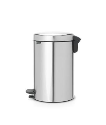 Brabantia Pedaalemmer NewIcon 12 liter Zilver