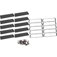 Hammond Electronics Eindplaat Aluminium Zwart (l x b x h) 6 x 168.50 x 56.90 mm 10 stuk(s) - thumbnail