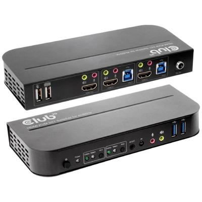 CLUB3D HDMI KVM SWITCH FOR DUAL HDMI 4K 60Hz CLUB3D HDMI KVM SWITCH FOR DUAL HDMI 4K 60Hz