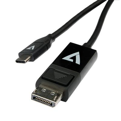 Adapter USB-C naar DisplayPort V7 V7UCDP-2M Zwart
