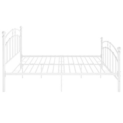 Bedframe metaal wit 140x200 cm