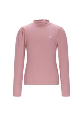 NoNo winter jersey t-shirt meisjes - roze - Koss - ecovero, rib