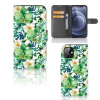 iPhone 12 | 12 Pro (6.1") Hoesje Orchidee Groen - thumbnail