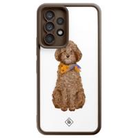 Samsung Galaxy A52(s) bruine case - Labradoodle - thumbnail