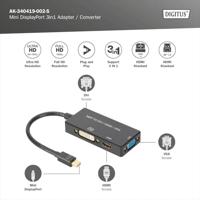 Digitus AV Converter AK-340419-002-S [Mini-displayport - HDMI, DVI, VGA] 3840 x 2160 Pixel - thumbnail