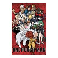 Poster One Punch Man - Heroes 61x91,5cm - thumbnail