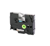 Huismerk Brother TZe-931 Labeltape 12mm Zwart op Zilver