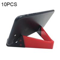 10 STKS V vorm universele mobiele telefoon Tablet beugel houder (rood) - thumbnail