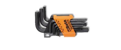 Beta 9-delige set haakse inbussleutels gebruneerd (art. 96AS) met support 96AS/SC9 - 000960743 Beta 9-delige set haakse inbussleutels gebruneerd (art. 96AS) met support 96AS/SC9 - 000960743