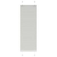 Pliss rolgordijn 40x100 cm stofbreedte 39,4 cm lichtgrijs - thumbnail