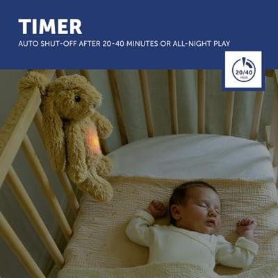 ZAZU Nachtlamp Ro het konijn beige