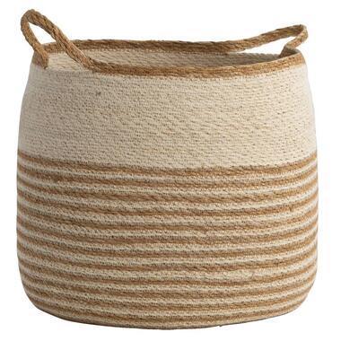 Mand Tom - lichtbruin zeegras - 34xØ36 cm