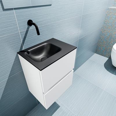 MONDIAZ ADA 40cm toiletmeubel talc. LEX wastafel urban links zonder kraangat