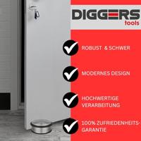 Diggers Deurstop | Inox | 10x4 cm - DIG715 - thumbnail