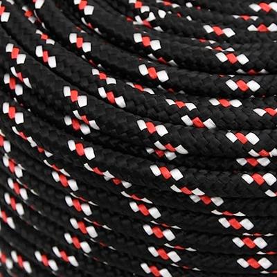 VidaXL Boot touw 6 mm 25 m polypropyleen zwart