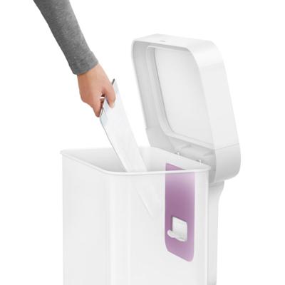 Simplehuman Afvalemmer Liner Pocket 45 liter Wit
