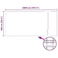 VidaXL Horrengaas wit 100 x 2000 cm glasvezel - thumbnail