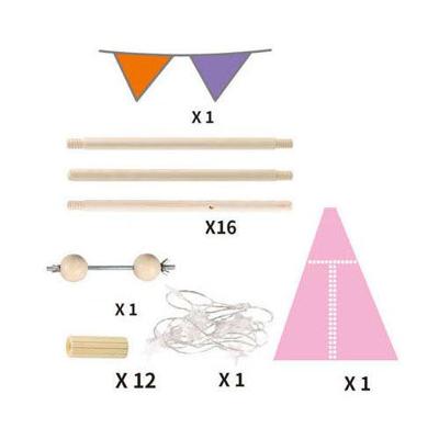 Luxe Tipitent Roze met Lichtjes, 128cm