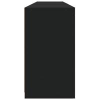 Dressoir met LED-verlichting 181,5x37x67 cm zwart - thumbnail