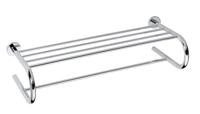 Handdoekhouder Sapho X-Round Hangend met Opbergruimte 65 cm Chroom Sapho - thumbnail