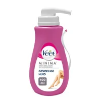 Veet Ontharingscreme gevoelige huid pomp 400 Milliliter - thumbnail