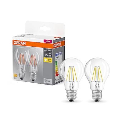 OSRAM HOMELIGHTING 4099854090202 LED-lamp Energielabel E (A - G) E27 Peer 4 W = 40 W Warmwit (Ø x h) 60 mm x 60 mm 1 stuk(s)