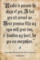 Poster - The Shape of water (4), Verklaring van Liefde, Premium Print - thumbnail